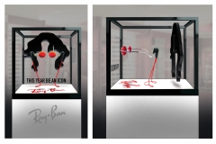 Ray Ban Floating Display<br/>Floating glasses and portrait